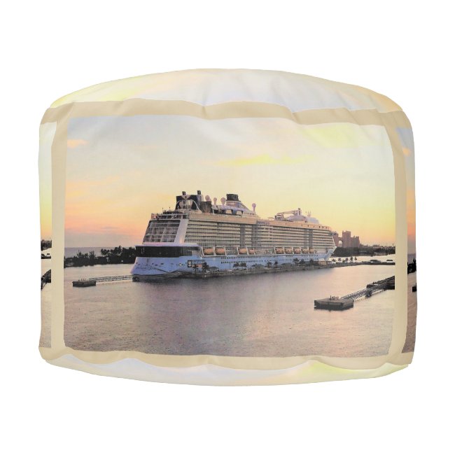 Nassau Harbor Daybreak and Cruise Ship Round