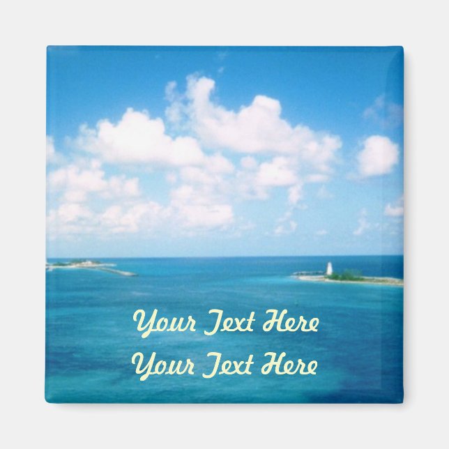 Nassau Harbor Magnet sq (Front)