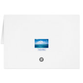 Nassau Harbor Special Occasion Card (Back Horizontal)