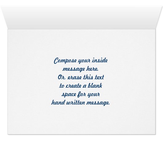 Nassau Harbor Special Occasion Card (Inside Horizontal (Bottom))