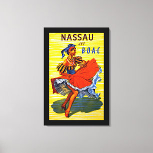 Nassau Jet Canvas Print