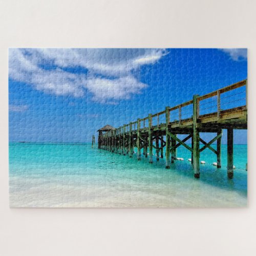 Nassau Wooden Pier Jigsaw Puzzle