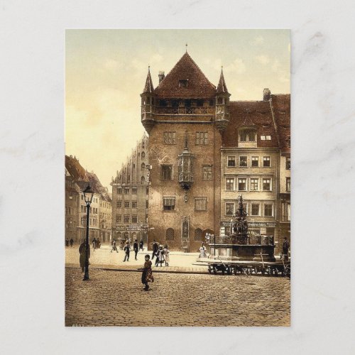 Nassauerhaus Nuremberg Bavaria Germany magnific Postcard