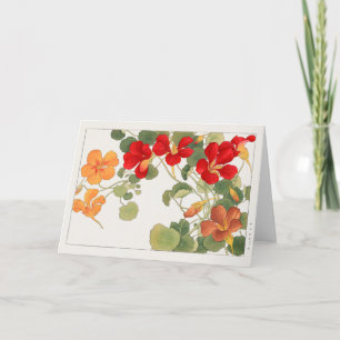 Nasturtium by Tanigami Konan Card