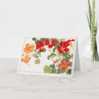 Nasturtium by Tanigami Konan Card