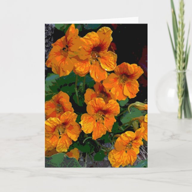 Nasturtium Card (Front)