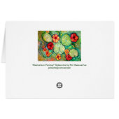 "Nasturtium Fantasy" Cards (Back Horizontal)