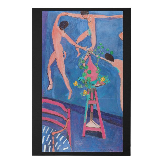 Nasturtium Flowers in the Atelier, Matisse Faux Canvas Print (Front)