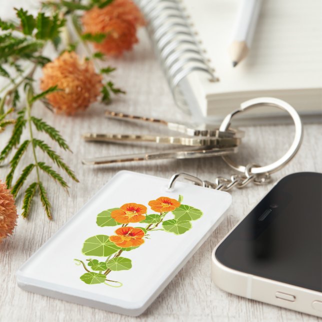 Nasturtium  keychain (Front Right)