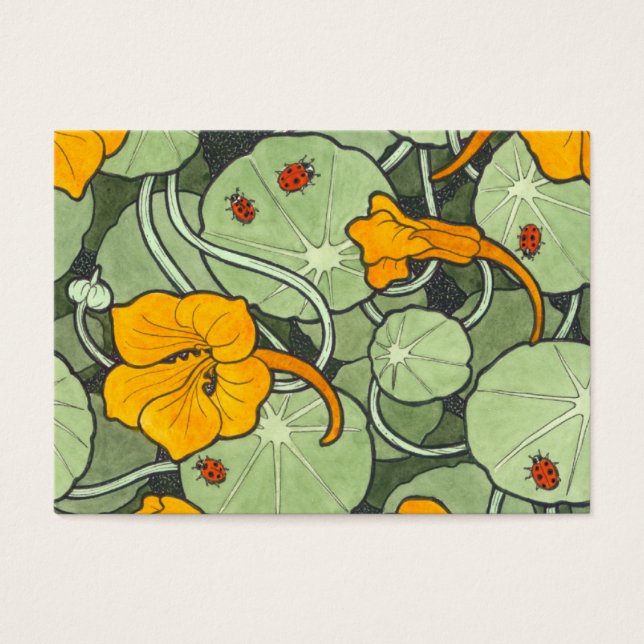 Nasturtium & Ladybird "Just for You" (Front)