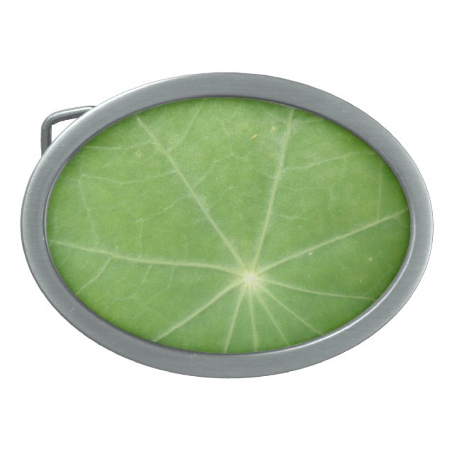 Nasturtium Leaf Belt Buckle (Front)