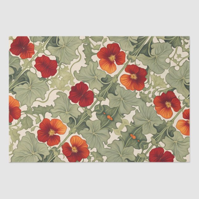 Nasturtium pattern assortment tissue paper (Front)