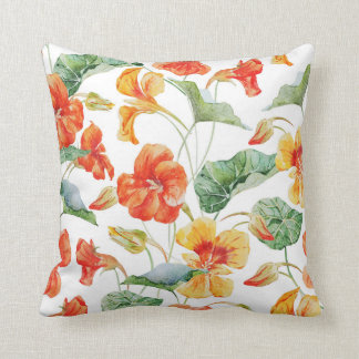 Nasturtium pillow (White)