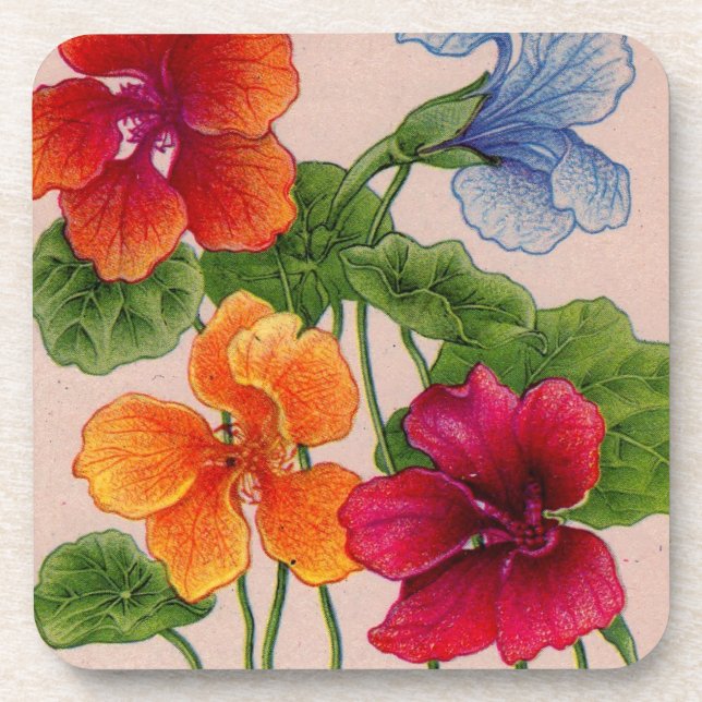 nasturtiums coaster (Front)