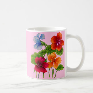 nasturtiums coffee mug