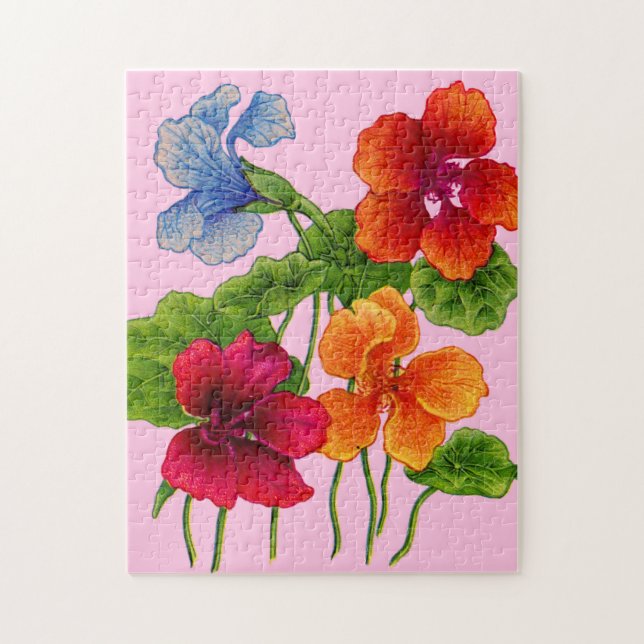 nasturtiums jigsaw puzzle (Vertical)