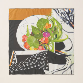 Nasturtiums on a Platter Scarf