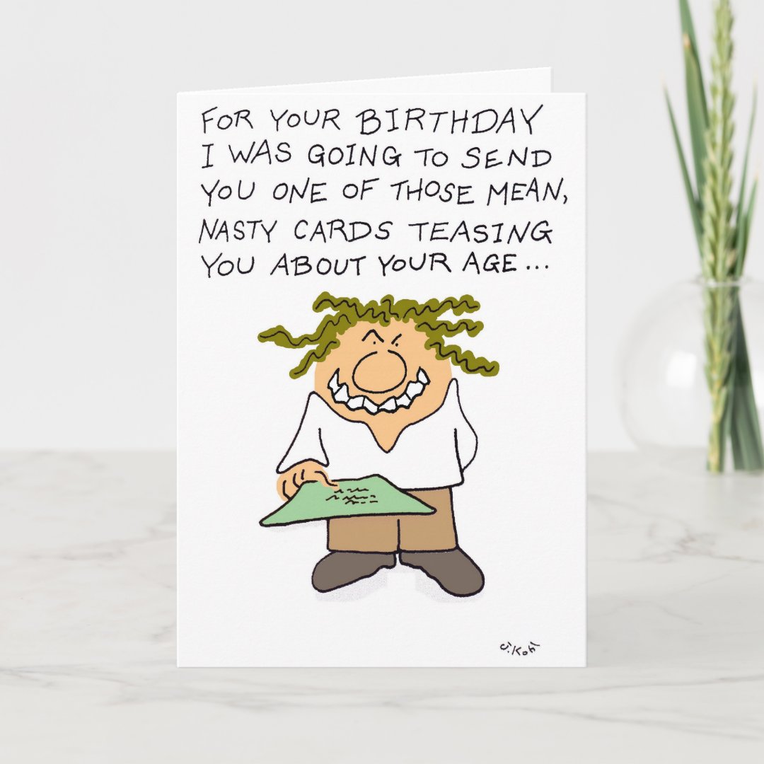 Nasty Card | Zazzle