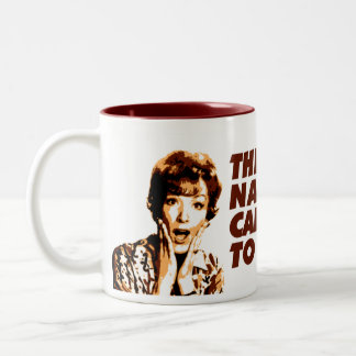 'Nasty Coffee' - KoffeeKat Two-Tone Coffee Mug