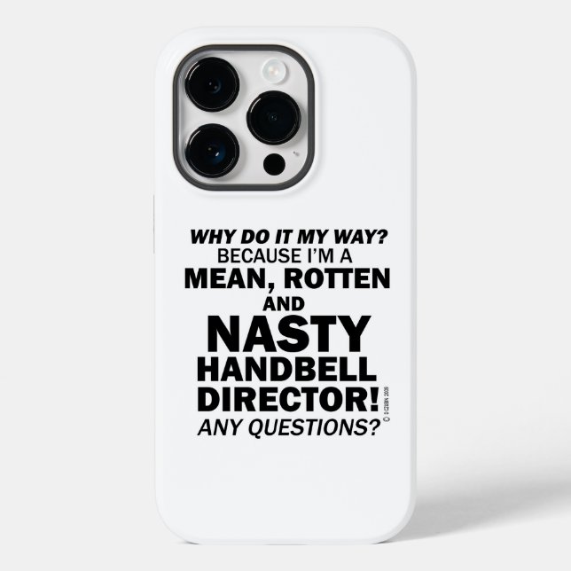 Nasty Handbell Director Case-Mate iPhone Case (Back)