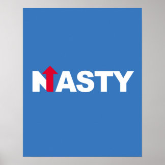 NASTY HILLARY -- Presidential Election 2016 - whit Poster