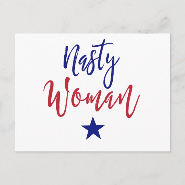 Nasty Woman Gifts Postcard (Front)