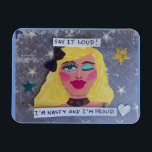Nasty woman magnet<br><div class="desc">Magnet</div>