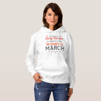 Nasty Woman Red Design Hoodie