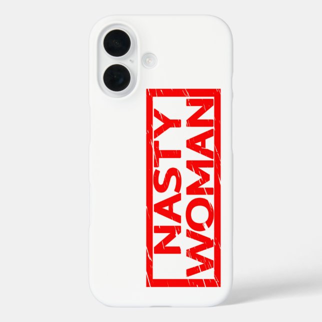Nasty Woman Stamp Case-Mate iPhone Case (Back)