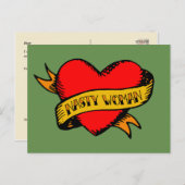 Nasty Woman Tattoo Postcard (Front/Back)