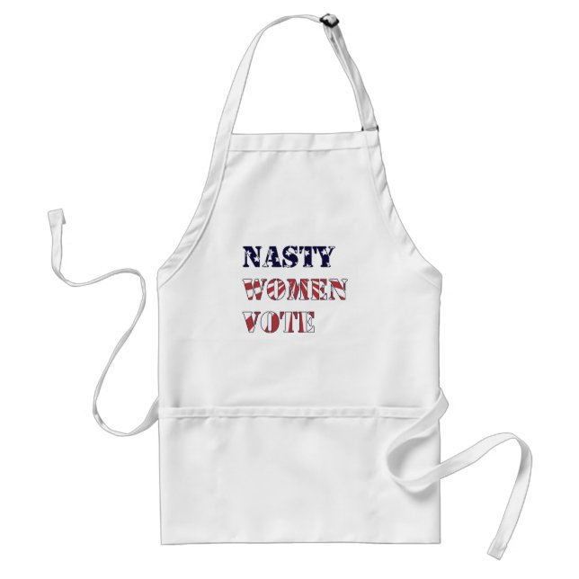 Nasty Women Vote Adult Apron (Front)