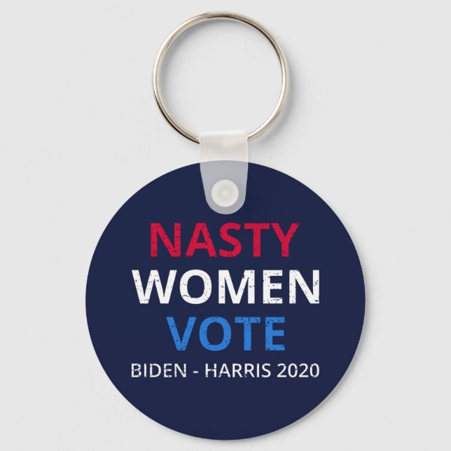 Nasty Women Vote I Keychain (Front)
