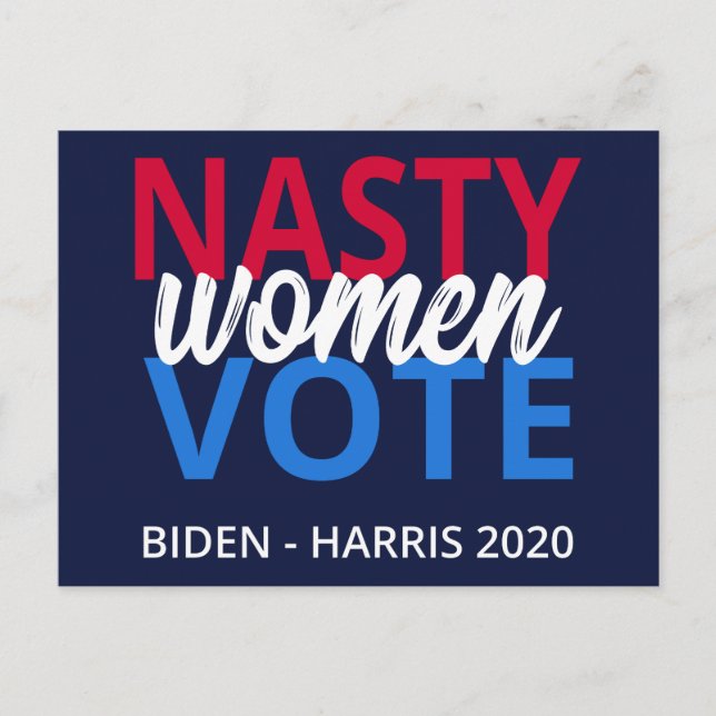 Nasty Women Vote II Postcard (Front)