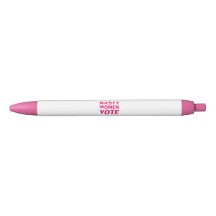 "nasty women vote" - pink white pen