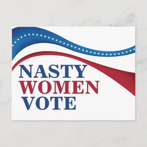 Nasty Women Vote Postcard