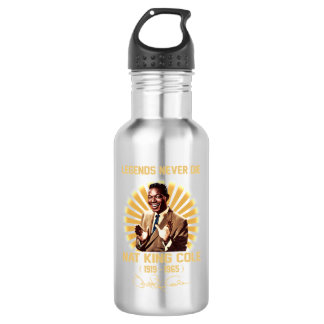 Nat King Cole Stainless Steel Water Bottle