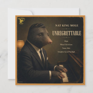 Nat King Mole Album: a Parody Card