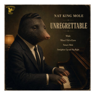 Nat King Mole Album: a Parody Poster