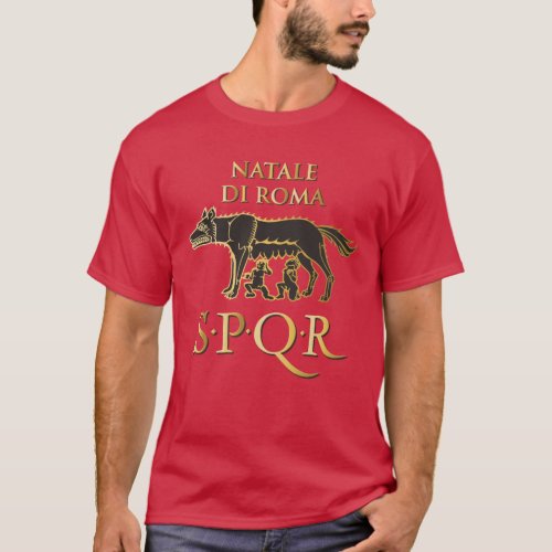 Natale di Roma SPQR T_Shirt