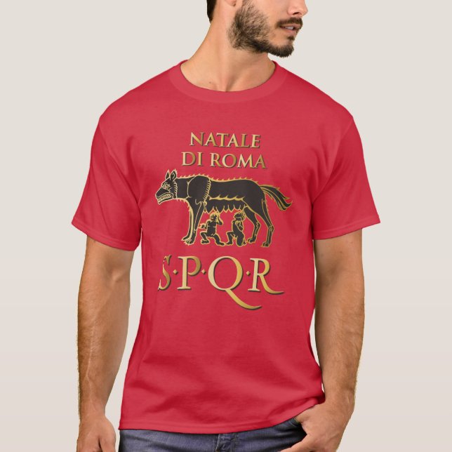 Natale di Roma SPQR T-Shirt (Front)