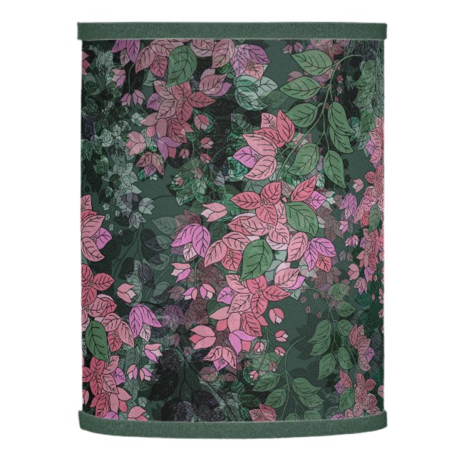 Natalia Bougainvillea Monet Style Lamp Shade (Left)