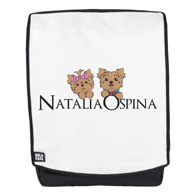 Natalia Ospina Acevedo backpack "Mellow & Alana" (Front)