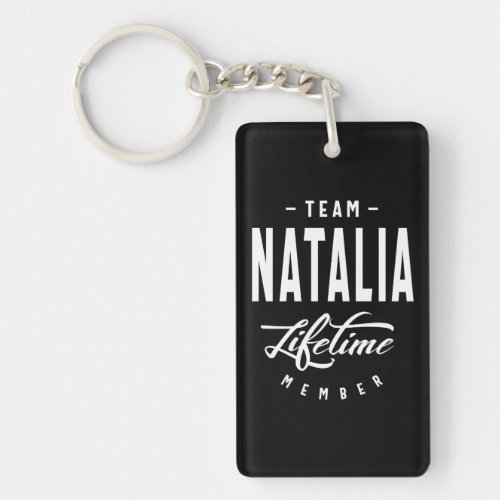 Natalia Personalized Name Birthday Gift Keychain