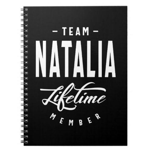 Natalia Personalized Name Birthday Gift Notebook