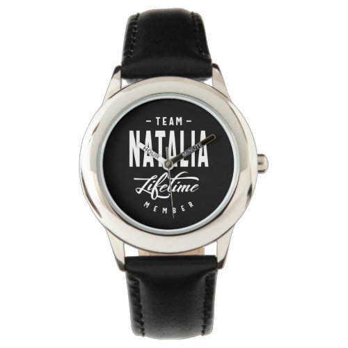 Natalia Personalized Name Birthday Gift Watch