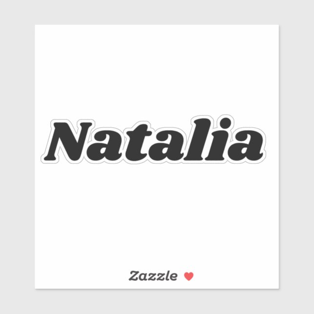Natalia Sticker (Sheet)