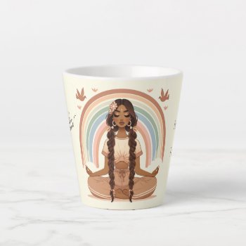 Natalia's Serenity Rainbow  Latte Mug by Godsblossom at Zazzle