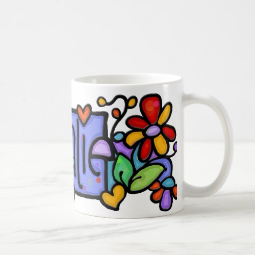 NATALIE hand_painted custom name Coffee Mug