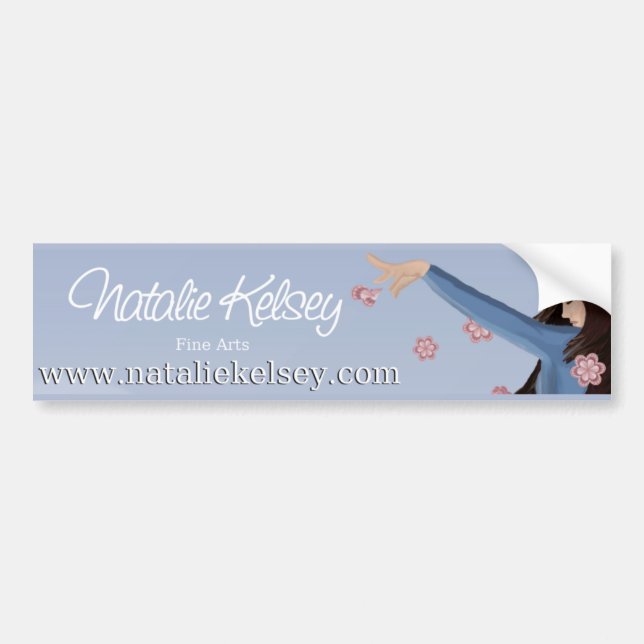 Natalie Kelsey Fine Arts Bumper Sticker (Front)