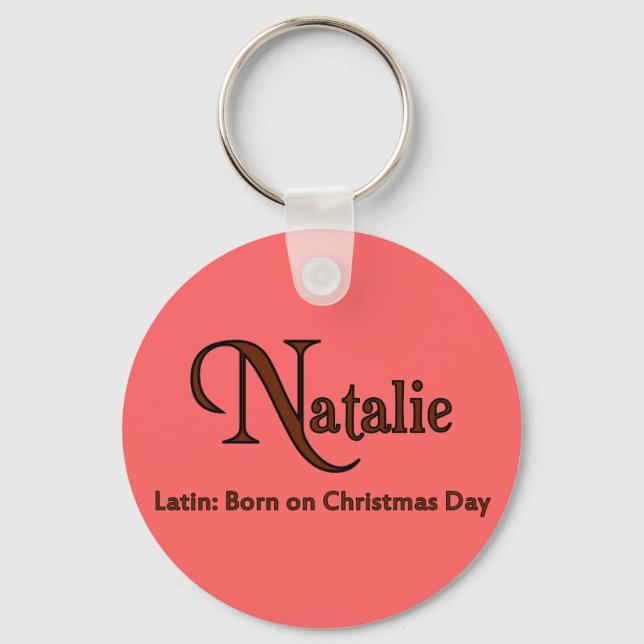 Natalie Keychain (Front)